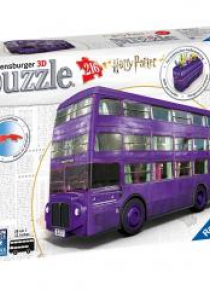 Puzzle 3D Harry Potter Błękitny autobus