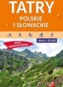 Mapa tur. Tatry Polskie i Słowackie 1:50 000