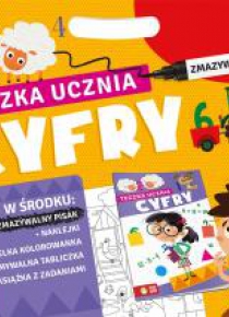 Teczka ucznia z pisakiem. Cyfry