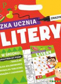 Teczka ucznia z pisakiem. Litery