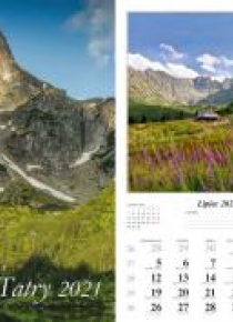 Kalendarz 2021 Tatry 13 planszowy RADWAN