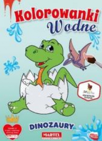 Kolorowanka wodna Dinozaury
