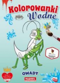 Kolorowanka wodna Owady
