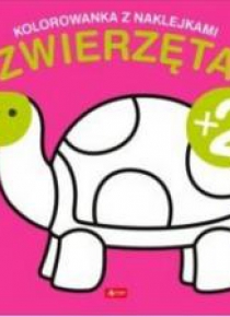 Zwierząta. Kolorowanka z naklejkami
