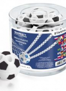 Temperówka plastikowa pojedyncza Football (12szt)