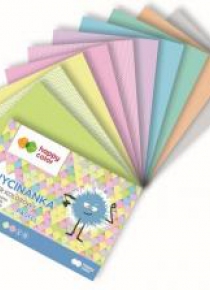 Blok wycinanka Pastel A5/10K 100G HAPPY COLOR