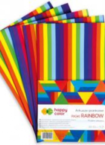 Arkusze piankowe A4 5 arkuszy Paski HAPPY COLOR