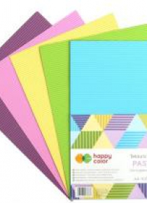 Tektura falista A4/5K mix Pastel HAPPY COLOR
