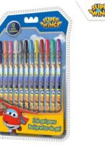 Zestaw długopisów żelowych 12 kol. Super Wings