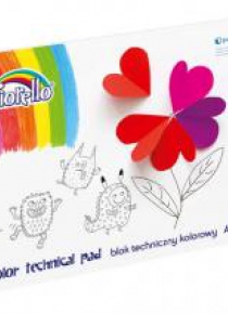 Blok techniczny kolorowy A3/8K FIORELLO