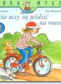 Mądra mysz - Zuzia uczy się jeździć na rowerze