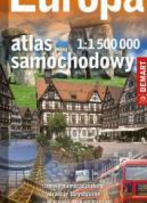 Atlas samochodowy Europa 1:1 500 000