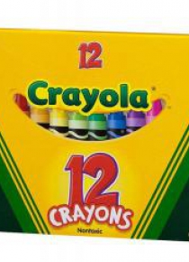 Kredki świecowe bezpieczne 12 kolorów CRAYOLA