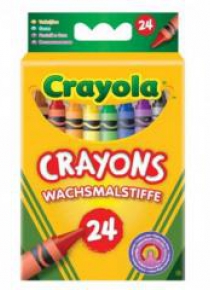 Kredki świecowe bezpieczne 24 kolory CRAYOLA