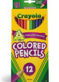 Kredki ołówkowe 12 kolorów CRAYOLA