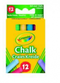 Kreda niepyląca kolorowa 12 kolorów CRAYOLA
