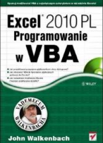 Excel 2010 PL. Programowanie w VBA. Vademecum