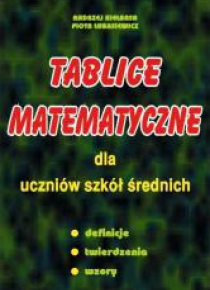 Tablice matematyczne dla uczniów szk. śr. Kiełbasa
