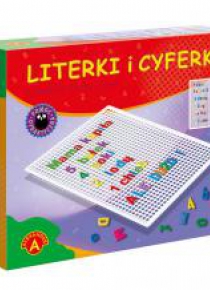 Literki i cyferki w pudełku ALEX