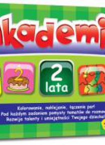 Akademia - 2 lata + 32 naklejki Greg