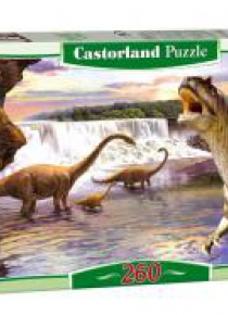 Puzzle 260 Dinozaury w wodzie CASTOR