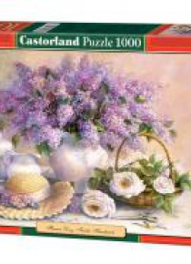 Puzzle 1000 Kwiaty i kapelusz CASTOR