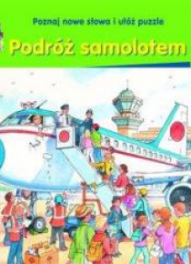 Podróż samolot. Poznaj nowe słowa i ułóż puzzle