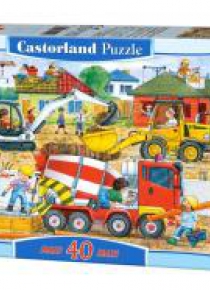 Puzzle 40 maxi - Na budowie CASTOR