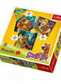 Puzzle 3w1 Scooby-Doo Uwaga! Duchy! TREFL