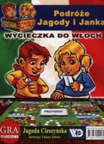 Kocham czytać gra planszowa. Wycieczka do Włoch